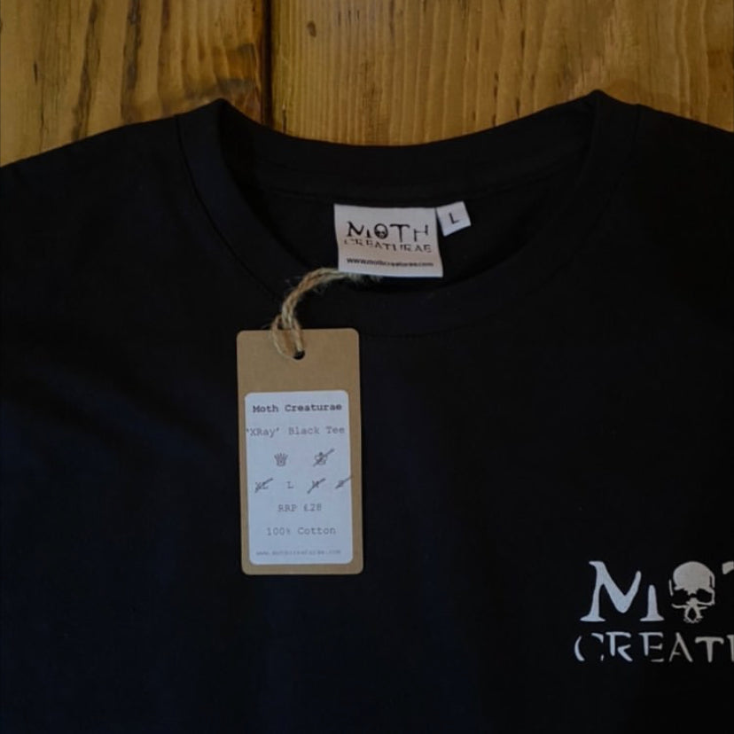 Moth Creaturae 'X-Ray' Ladies Short Sleeve T-Shirt