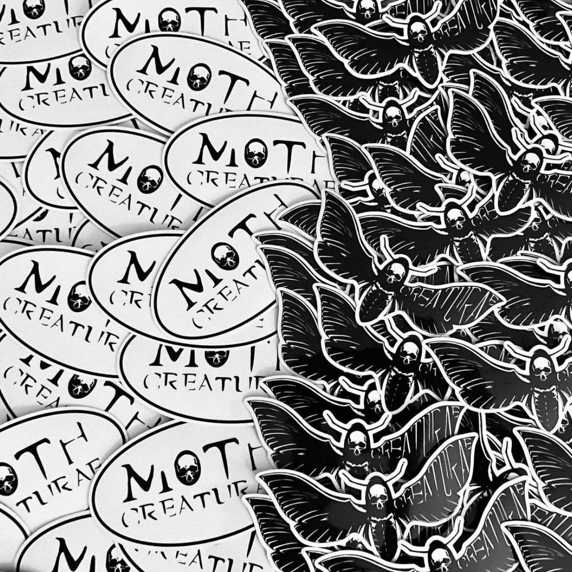 Moth Creaturae Vinyl Stickers